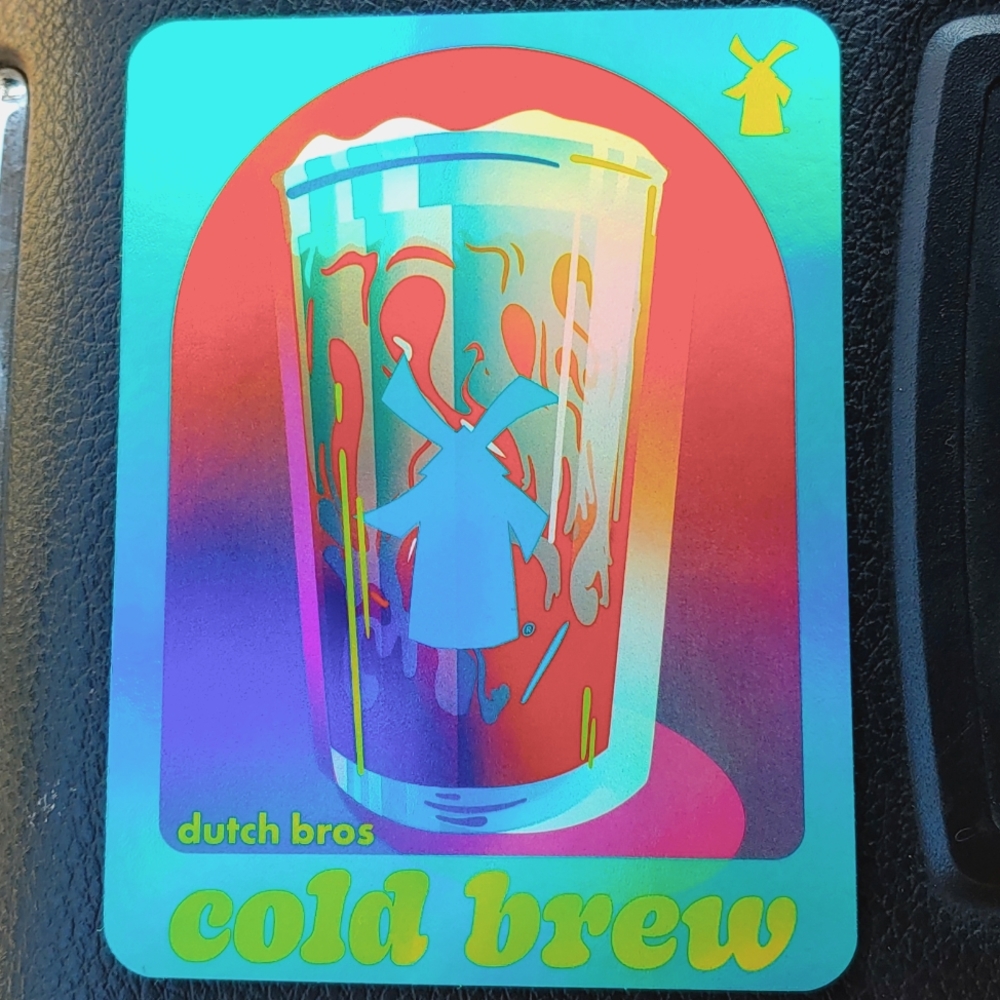Dutch Bros Cold Brew 2022 sticker